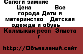 Сапоги зимние Skandia Tex › Цена ­ 1 200 - Все города Дети и материнство » Детская одежда и обувь   . Калмыкия респ.,Элиста г.